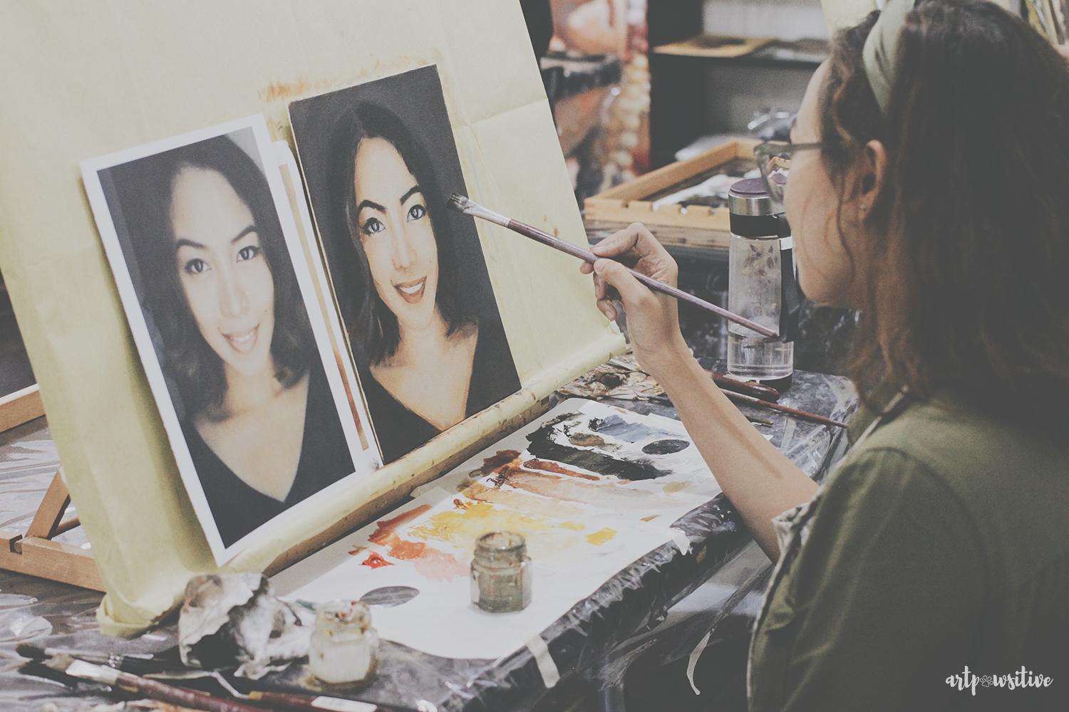 Oil painting workshop in Davao