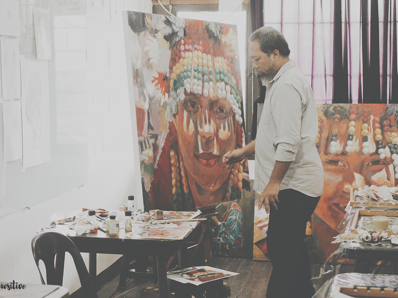 Oil painting workshop in Davao
