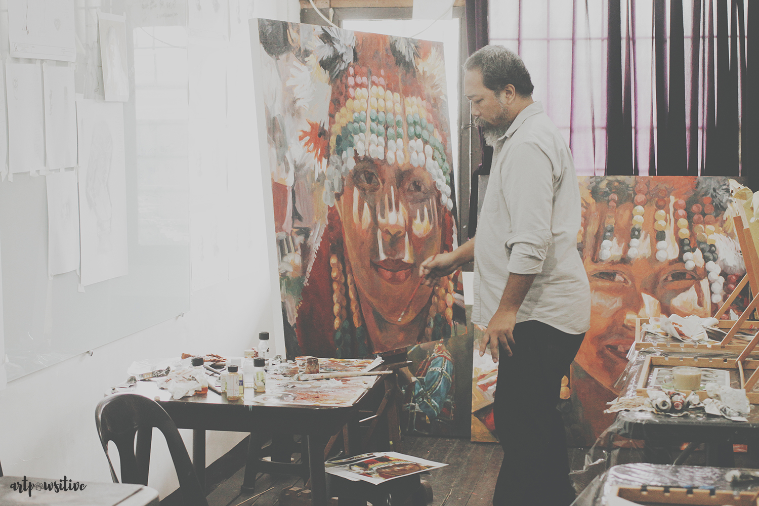 Oil painting workshop in Davao